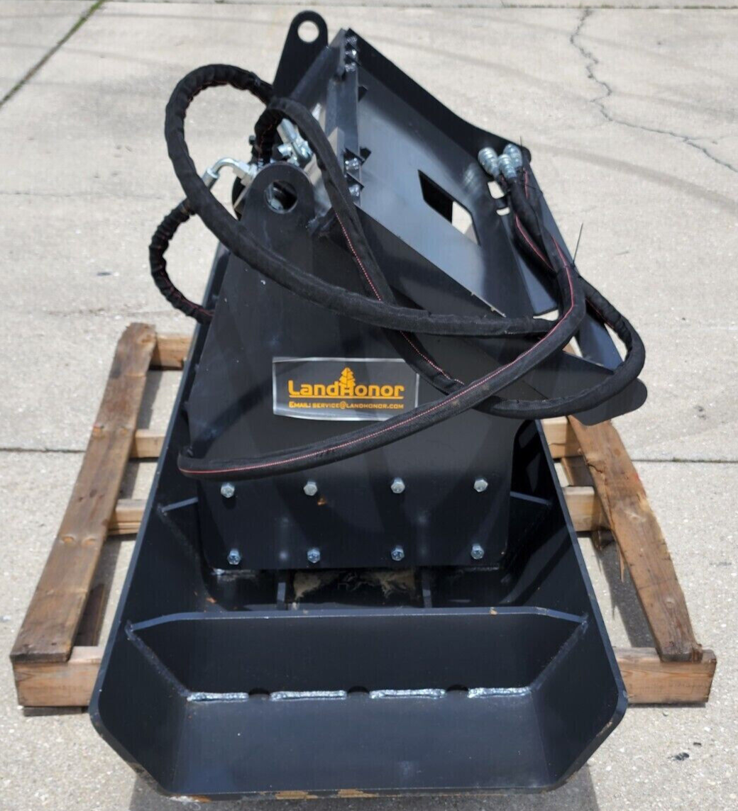 SkidSteer 72" Vibratory Dirt Soil Gravel Plate Compactor Attachment Bobcat CAT