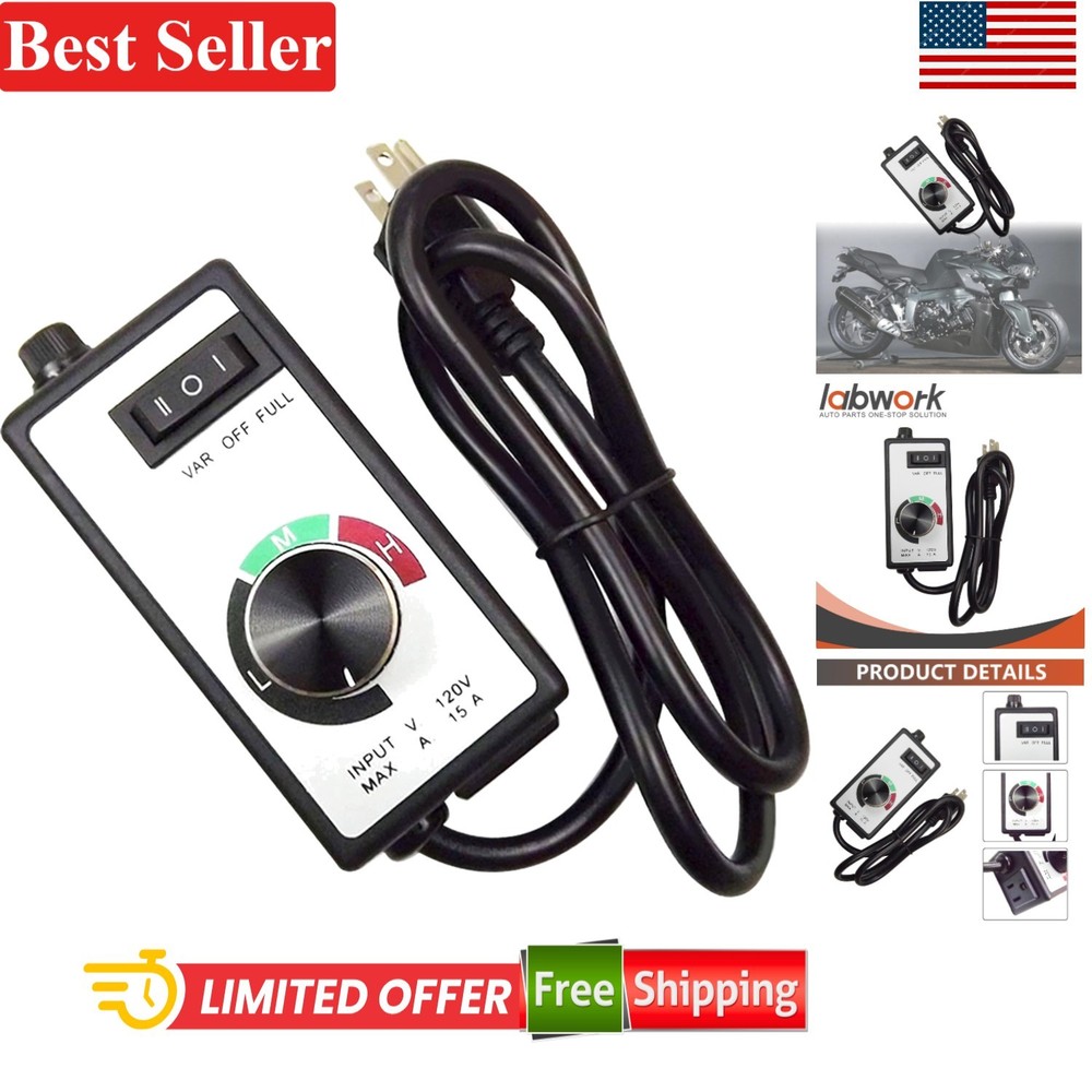 Easy-to-Use Variable Speed Controller for Electric Motors – 120V, LED Display