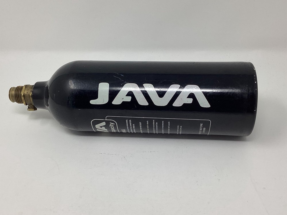 JAVA 20 Oz CO2 Tank Refillable Aluminum Co2 Tank - Black