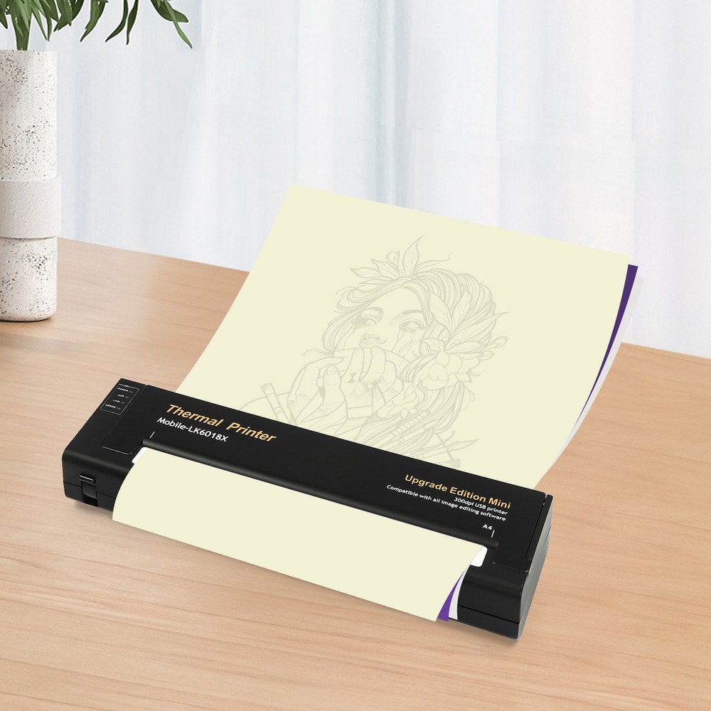 A4 Printer Portable Tabletop Thermal Printer Electric Printing Transfer Machine