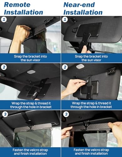 Polarized Sun Visor Extender for Car, Upgraded Adjustable Car Sun Visor