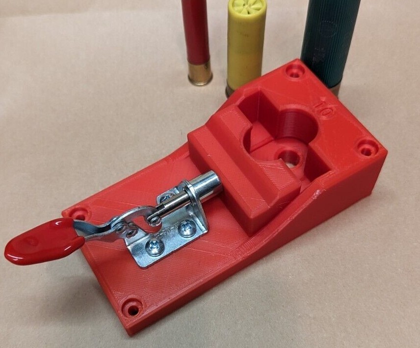 Shotgun Shell Hull Roll Crimp Clamp Vise 10-12-16-20-28-410 Gauge