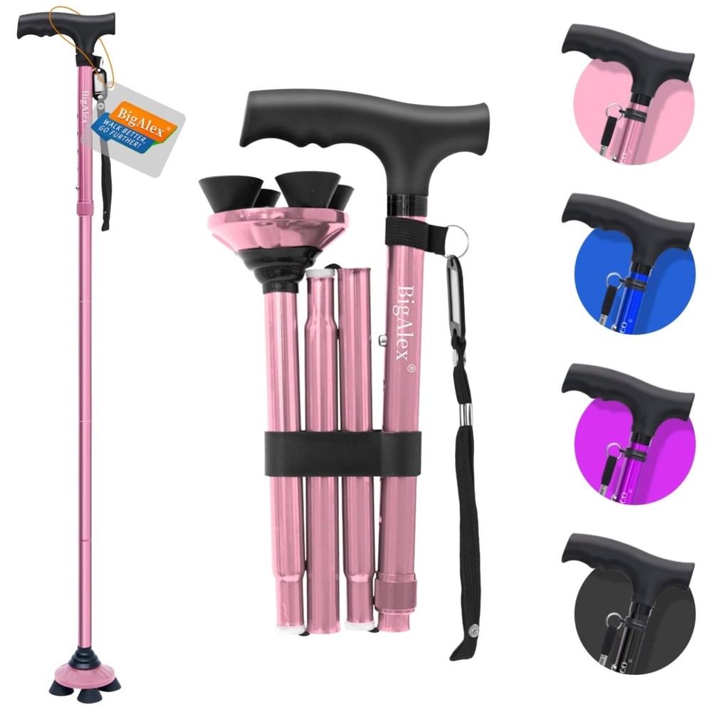 Collapsible Walking Cane, Lightweight & Sturdy