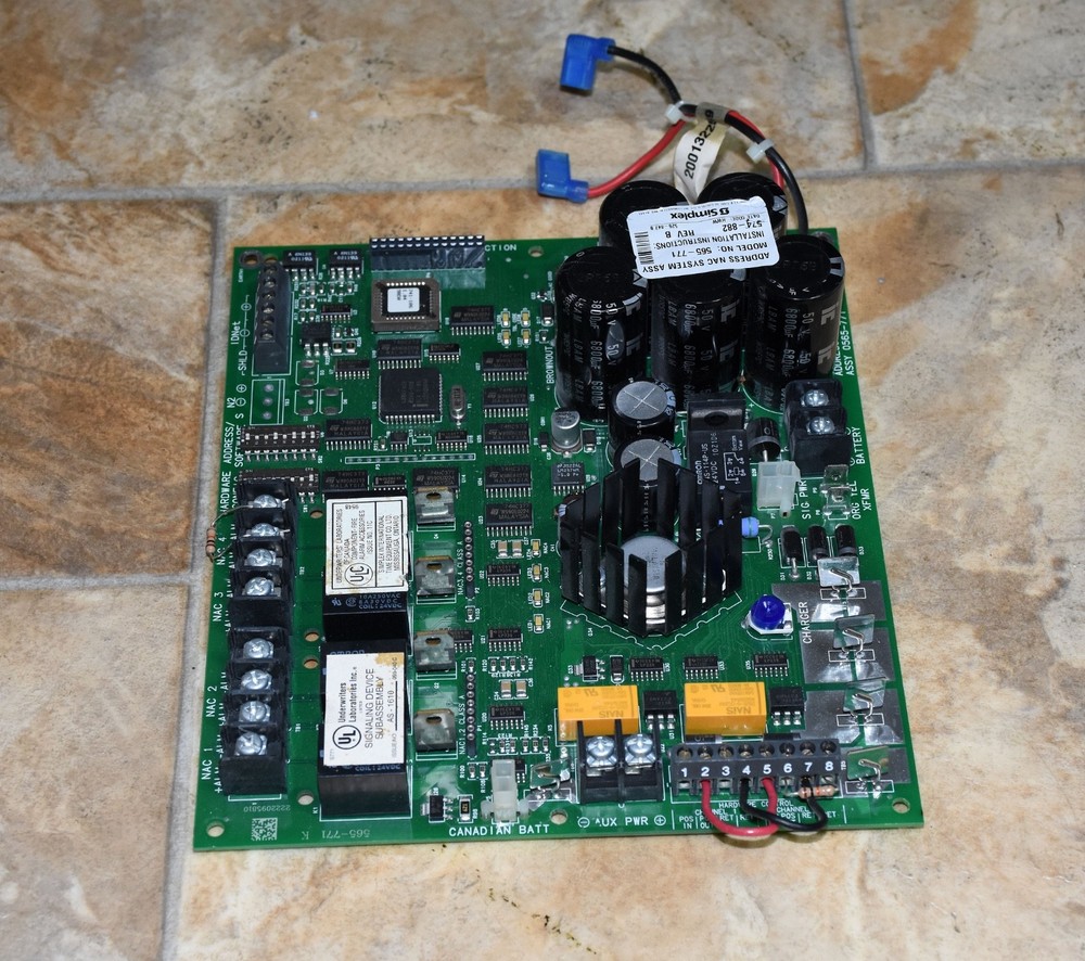 Simplex Addressable NAC System Board 0565771 - Working Well