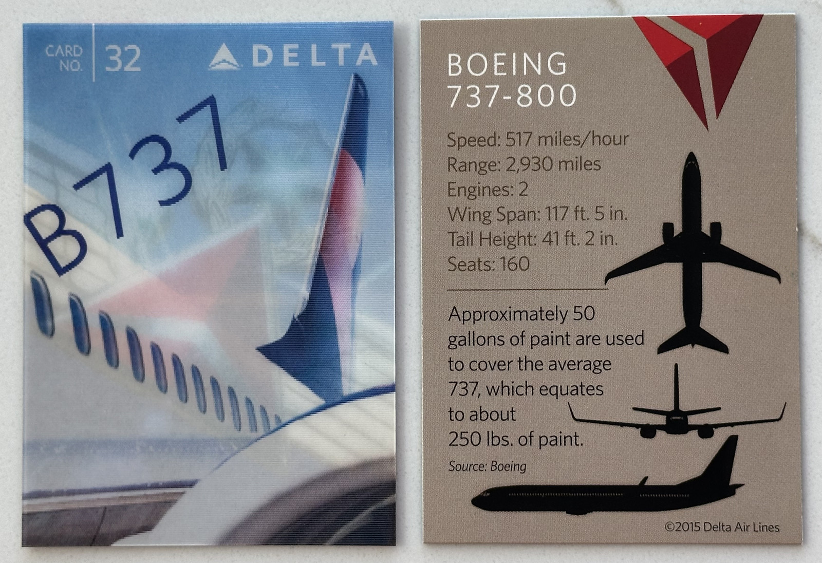 You Pick Delta Air Lines Trading Cards 2015-2025 Limited Editions Holograms