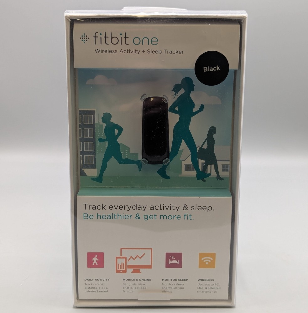 Fitbit One Wireless Activity Sleep Tracker FB103 Black FOR PARTS NOT WORKING