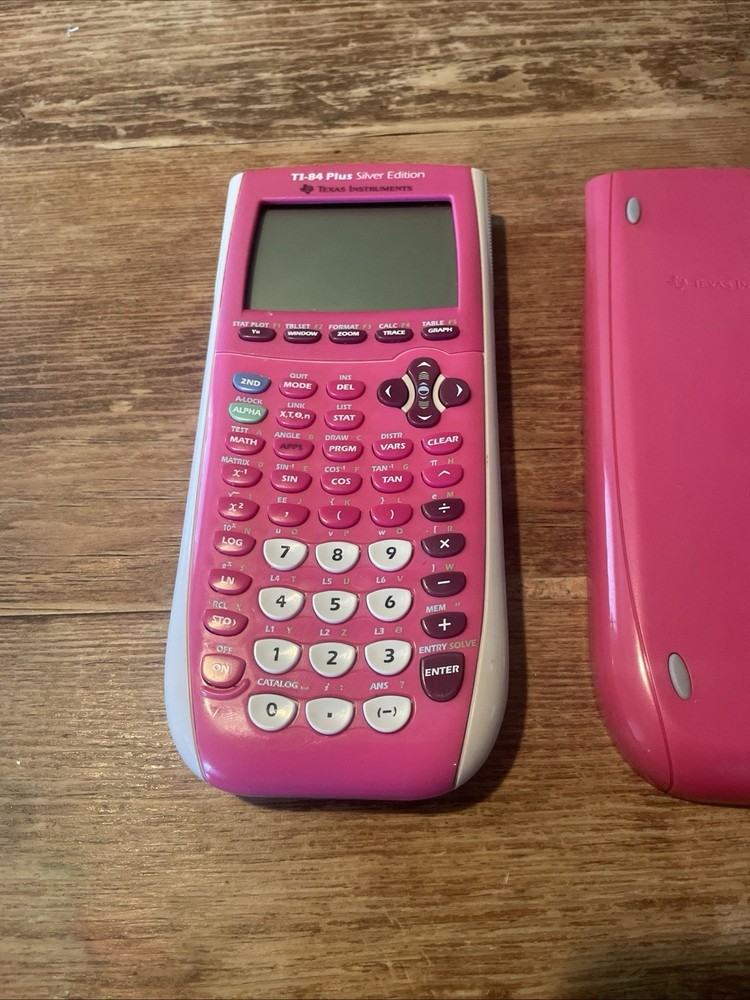 Texas Instruments TI-84 Plus Graphing Calculator Silver Edition 10-Digit LCD