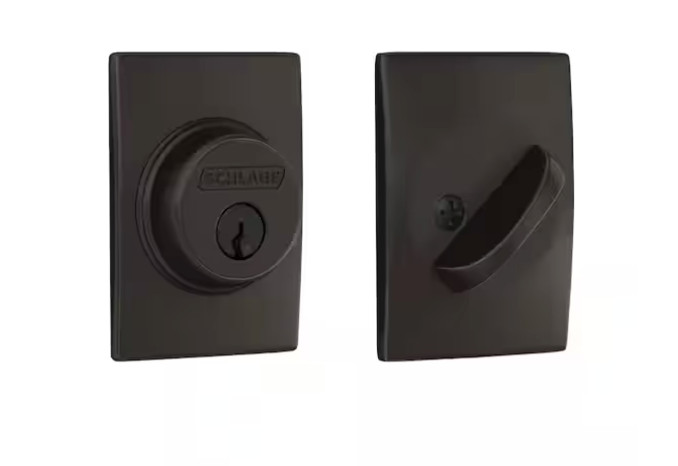 Schlage Century Aged Bronze Single Cylinder Deadbolt B60N CEN 716
