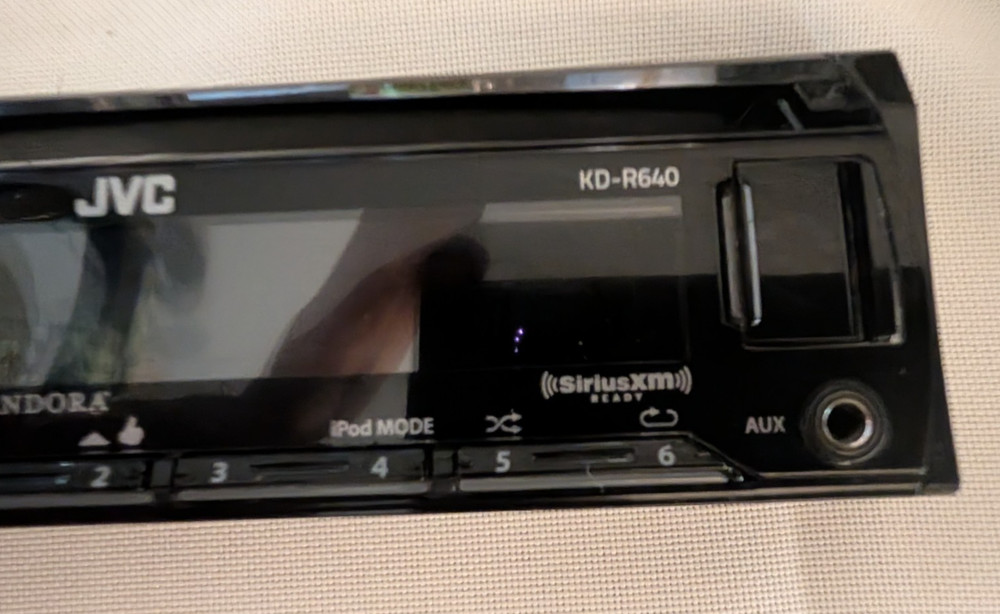JVC KD-R640 FACEPLATE ONLY