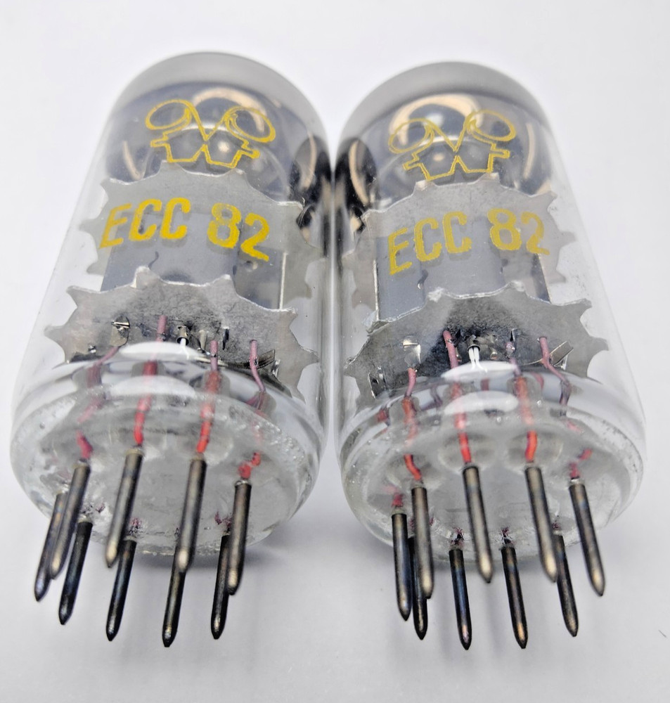 2 pcs NEW ECC82 /12AU7/ RFT AUDIO TUBES, Matched Pair