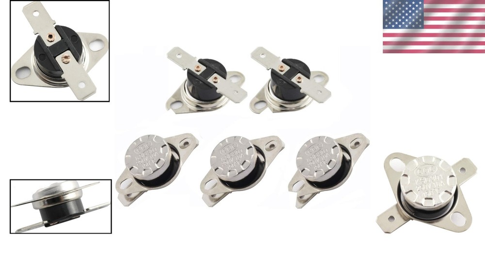 Versatile 5-Pack 150°C Thermostat Switch - Automatic, Battery-Powered Control