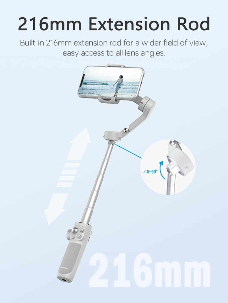 Feiyu VB4 Smartphone Gimbal Stabilizer for iPhone Android Foldable Selfie Stick