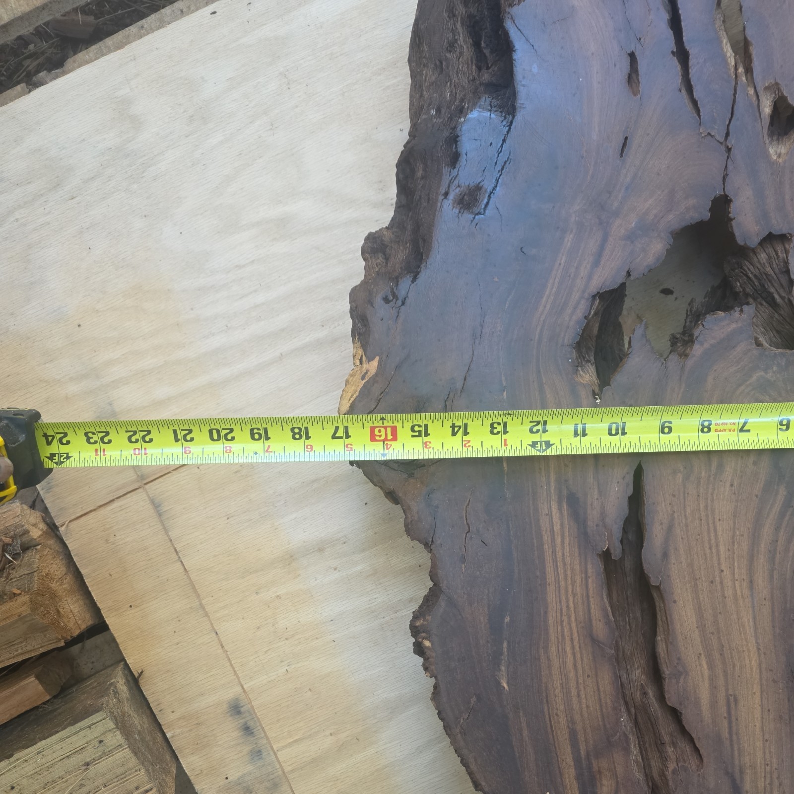 Desert Ironwood Live Edge Slab Epoxy Resin River Table Woodworking Art Mill Log
