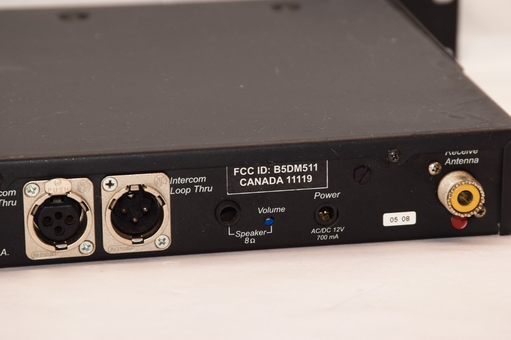 TELEX RADIOCOM BTR-300 Wireless Intercom Base Station *Missing Button*