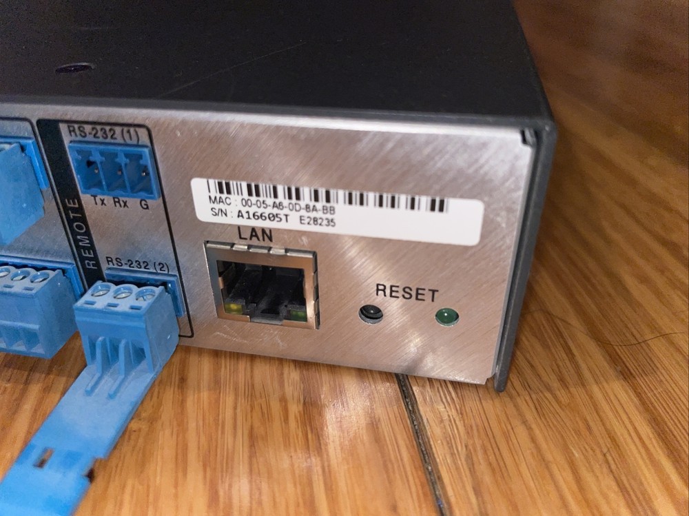 Extron DMP 64 Digital Matrix Audio Processor 60-1054-01 Tested