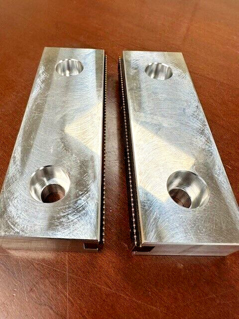 6" Serrated Vise Jaw Set for 6" Kurt Style Vise