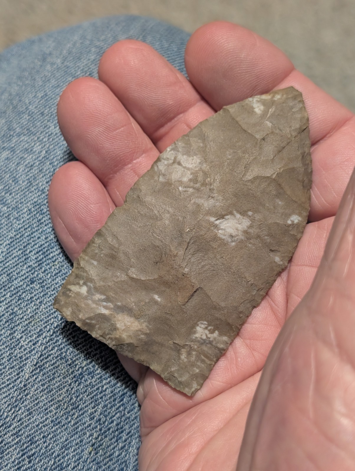 Great Copena Triangular, 3 7/16", N Ctrl AL, Ft Payne Chert, Authentic Arrowhead