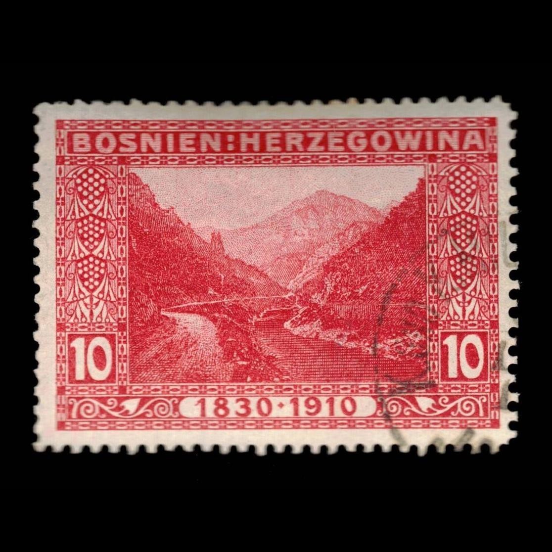 Bosnia & Herzegovina, Scott 51, Vrbas Valley, 1910, used, 115368