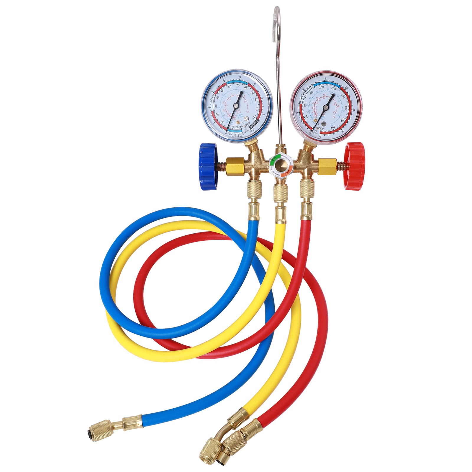 A/C Manifold Gauge Set for Refrigerant HVAC Refrigeration Charging Service