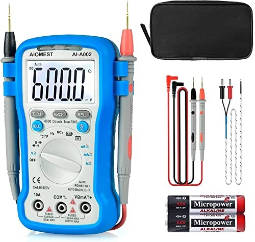 6000 Counts TRMS Digital Auto Ranging - Multitester for AC/DC Multimeter
