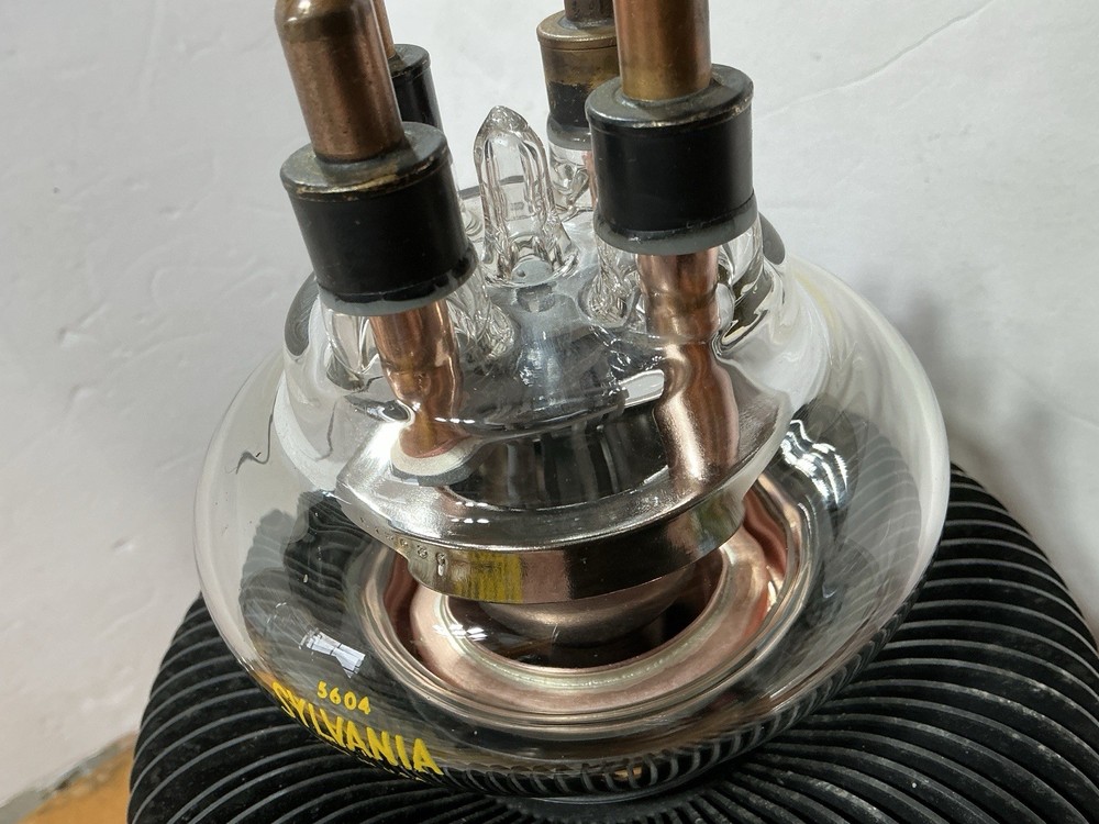 SYLVANIA 5604 MODULATOR AMPLIFIER TRANSMITTING TUBE Radio Broadcast 12,500 Volt