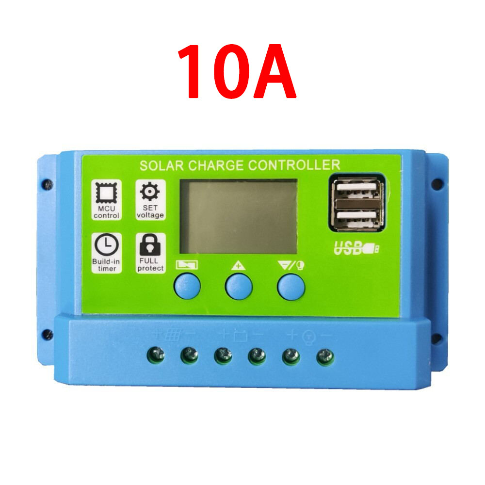 10A 30A LCD Photovoltaic Solar Charging Controller Universal Solar Controller
