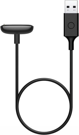 Fitbit Charge 6 Charging Cable, Official Product, Black