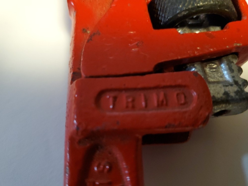 Antique Vtg. 6" Trimo Pipe/Monkey Wrench