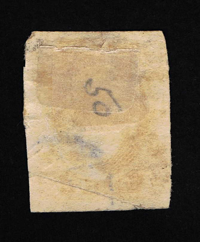 GENUINE CONFEDERATE CSA SCOTT #8 USED 2¢ BROWN RED JACKSON - ARCHER & DALY