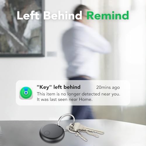 Air Tracker Tags-4 Pack: Smart Bluetooth Tracker, Item Finder 4 carbon black