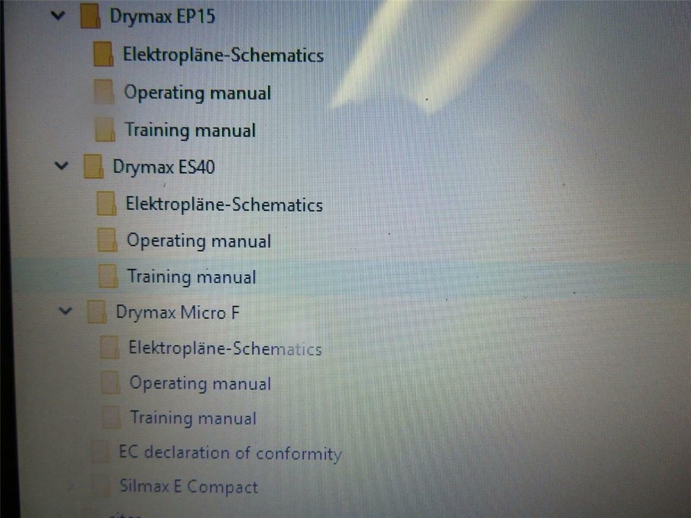 Wittmann Drymax Compact Dryers Operating/Training/Schematics Manual (16322)