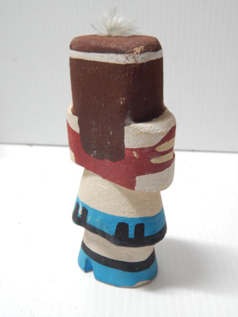 TALL 5" VINTAGE HOPI PUEBLO INDIAN HIGHWAY ROUTE 66 " HUNTER " KACHINA