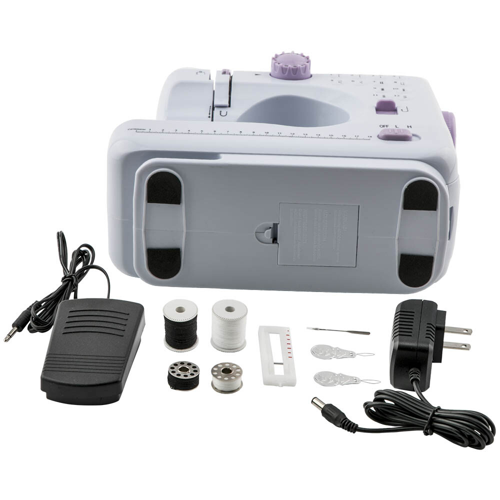 12 Stitches Sewing Machine Portable Electric Crafting Mending Machine