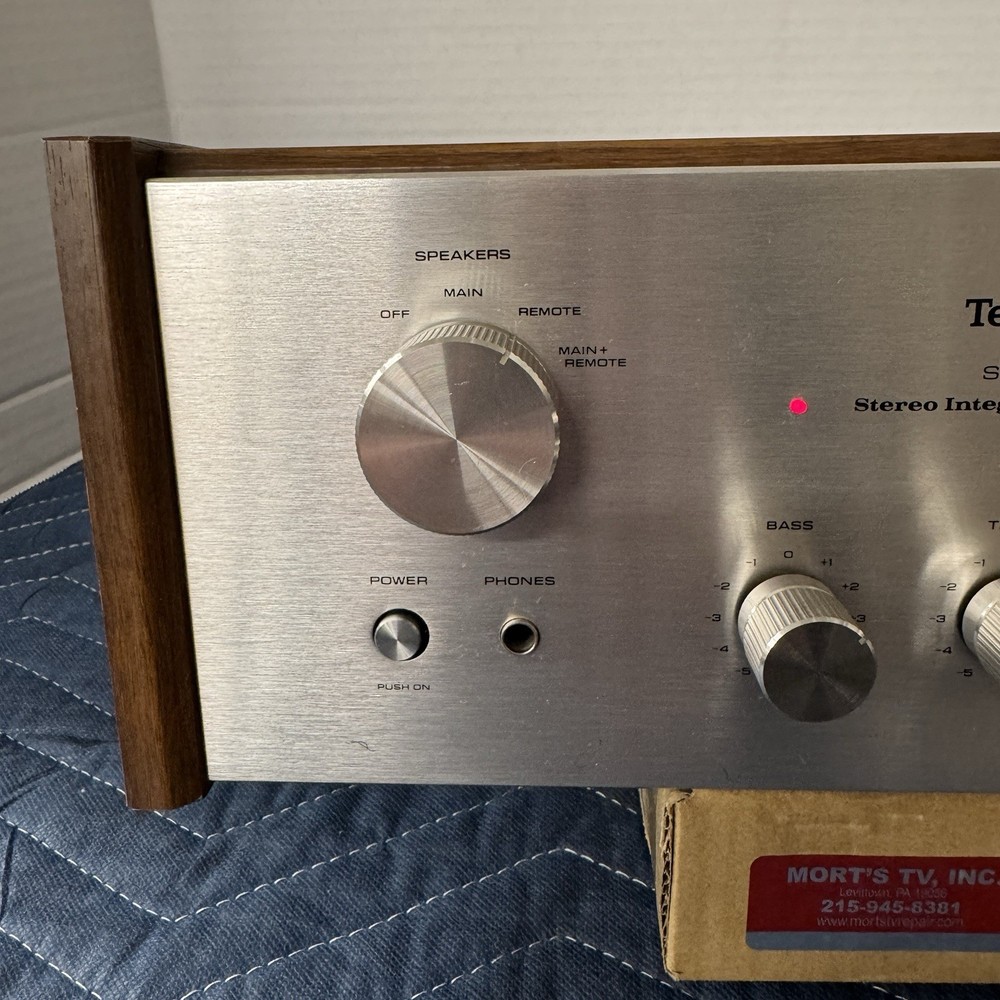 TECHNICS SU-7600 VINTAGE INTEGRATED AMPLIFIER - SERVICED - CLEANED - TESTED