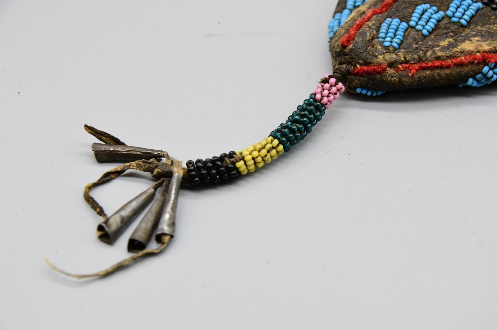 Eastern Sioux Four Sided Tobacco Bag Early Trade 1870