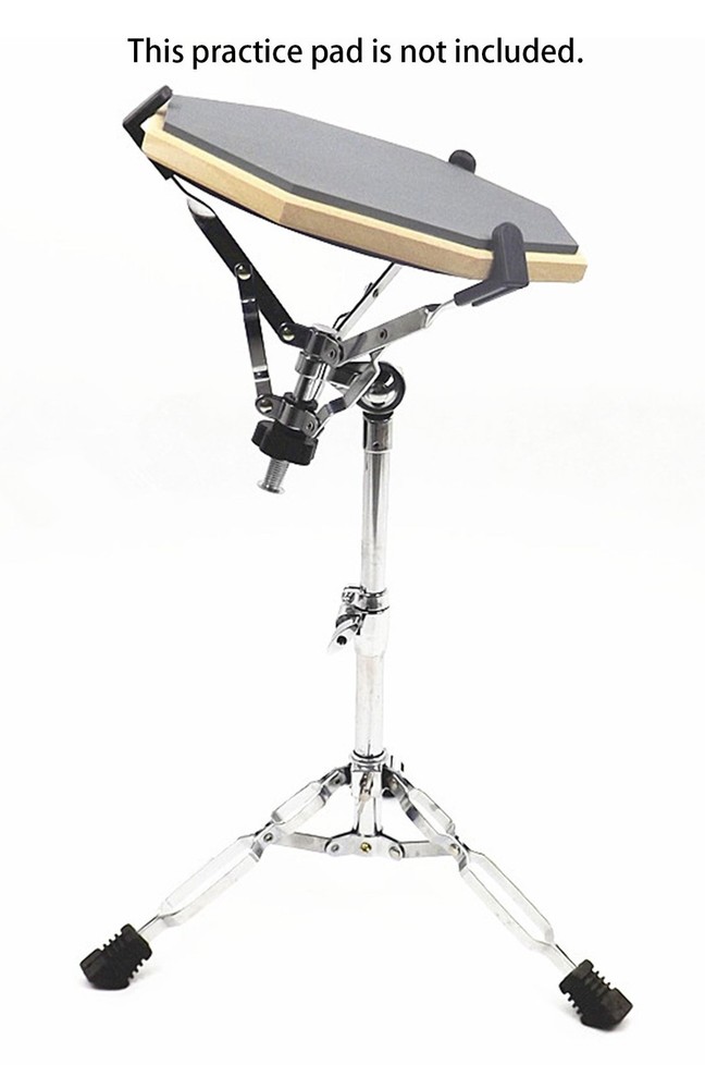 Snare Drum Stand Practice Pad Stand Double Braced Tripod Sturdy Support
