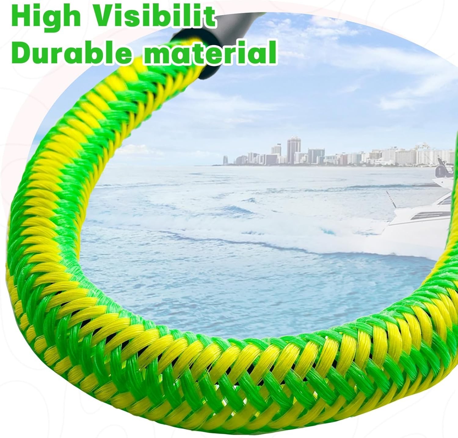 2 Pcs Marine Bungee Dock Line Boat Mooring Rope Anchor Cord Stretch Line 4ft