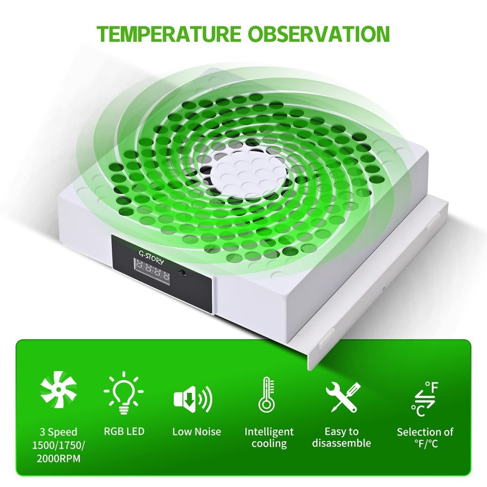 Adjustable Speed Cooling Fan for Xbox Series S