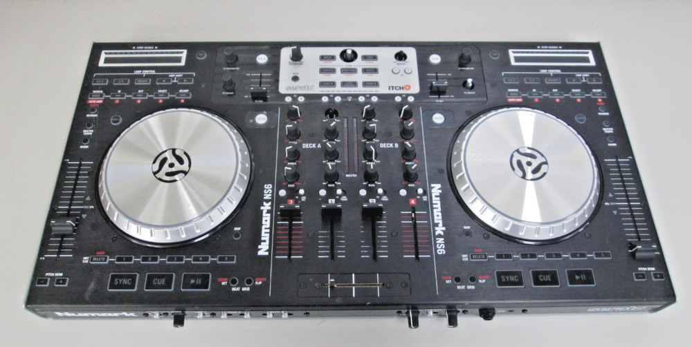 Numark NS6 Professional 4-Channel DJ Controller Touch-sensitive illuminate Mixer