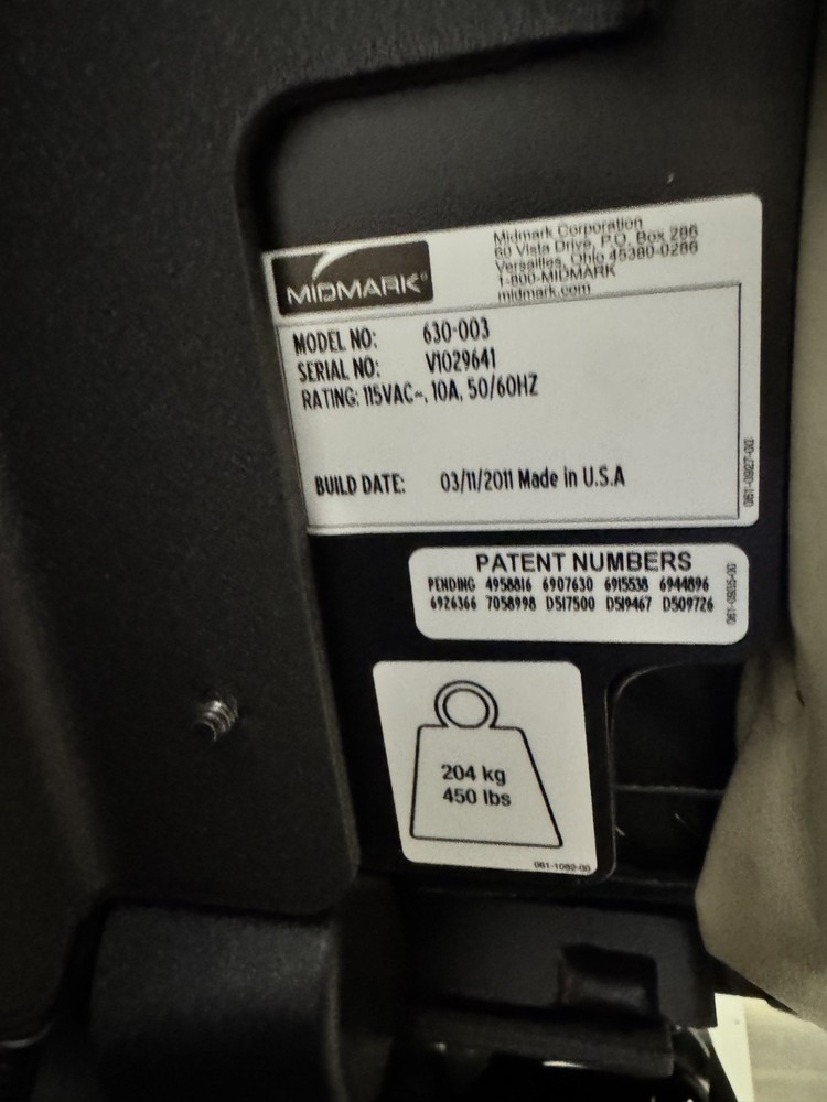 Midmark 630-003 Power Procedure Chair
