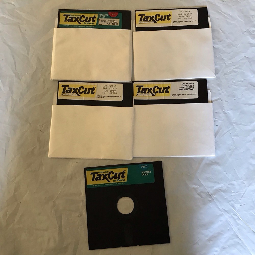 Taxcut Floppy Diskettes