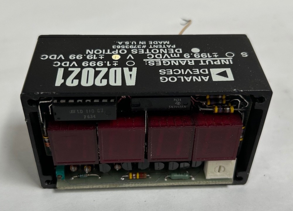 Vintage Analog Device AD2021 Digital Display Assembly Component Part (A10)