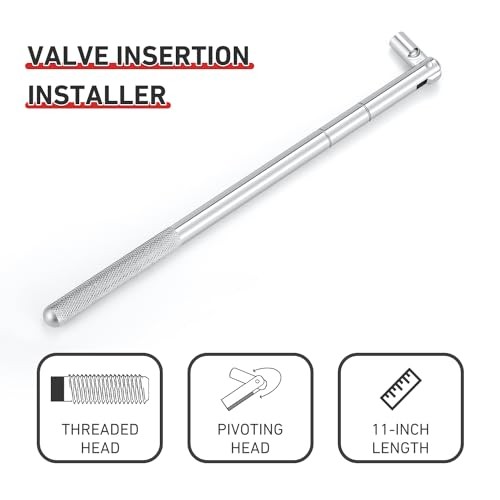 Valve Stem Removal Tool & Installer Tool Kit - 15Pcs TR412/ TR413/ TR414