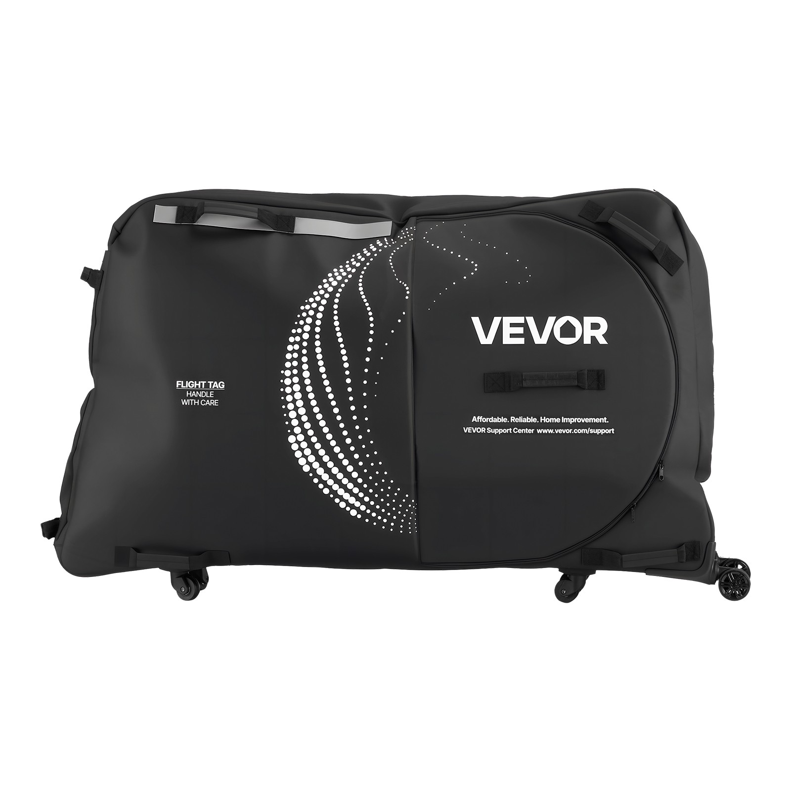 VEVOR Bike Travel Bag Max. Wheelbase 51 in 600D Bicycle Storage Carry Bag