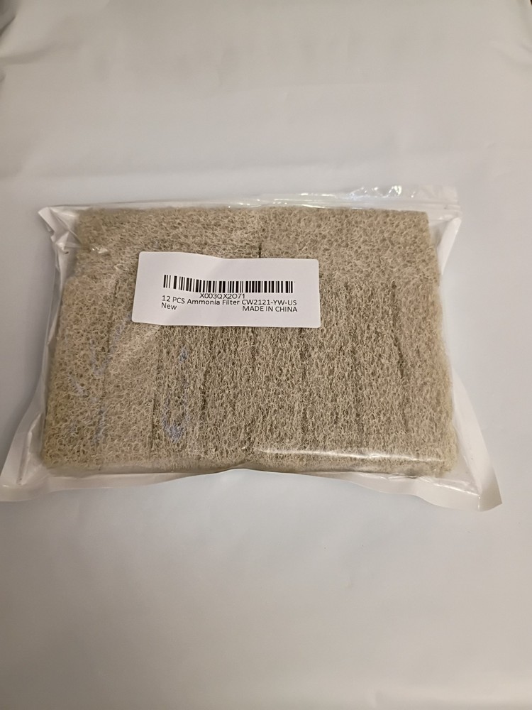 12-Pack Replacement Ammonia Reducer Pads Compatible with Aqueon Quietflow 10 LED