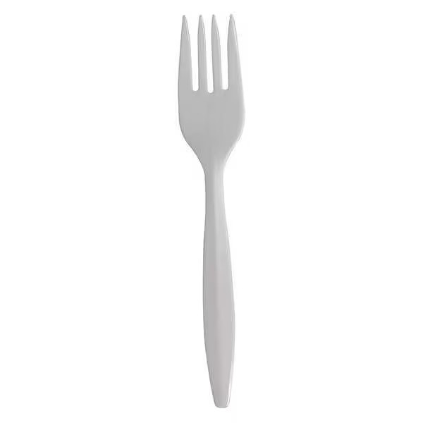 Dixie Wrapped Plastic Forks White Medium Weight Disposable Utensils 1000 Pack