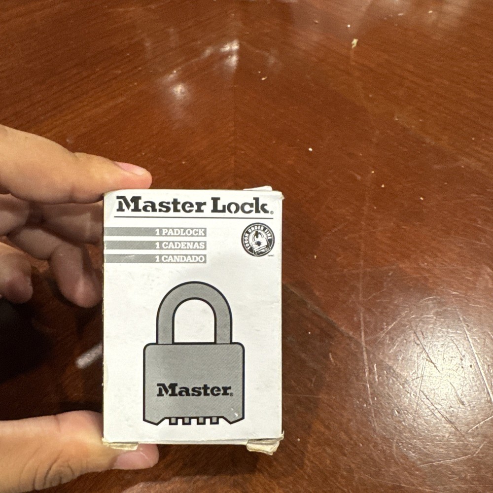 Master Lock 178 Set/Reset Combination Padlocks Gray