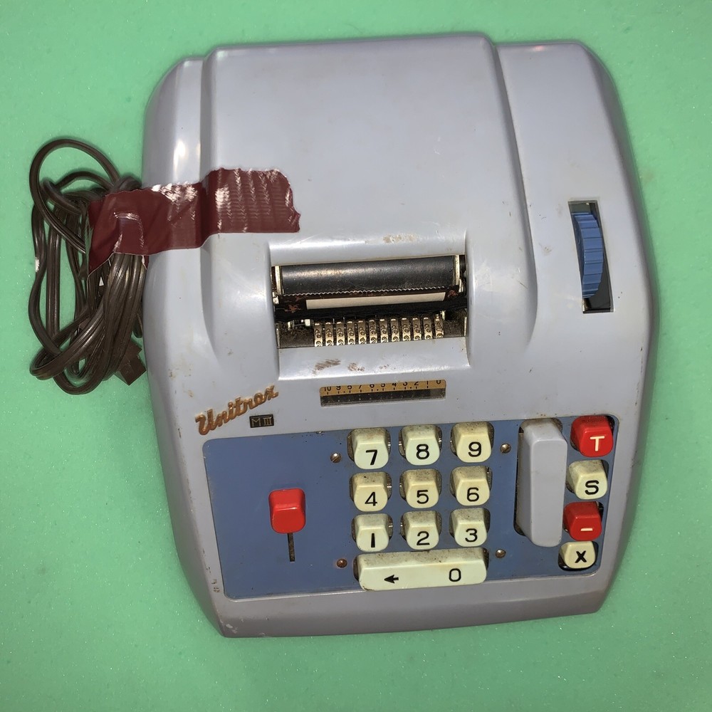Bohn Unitrex M-3 Adding Machine Japan Tested Working