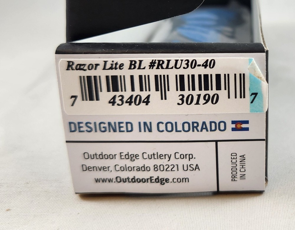 Outdoor Edge 3.0 EDC Razor Knife Blue