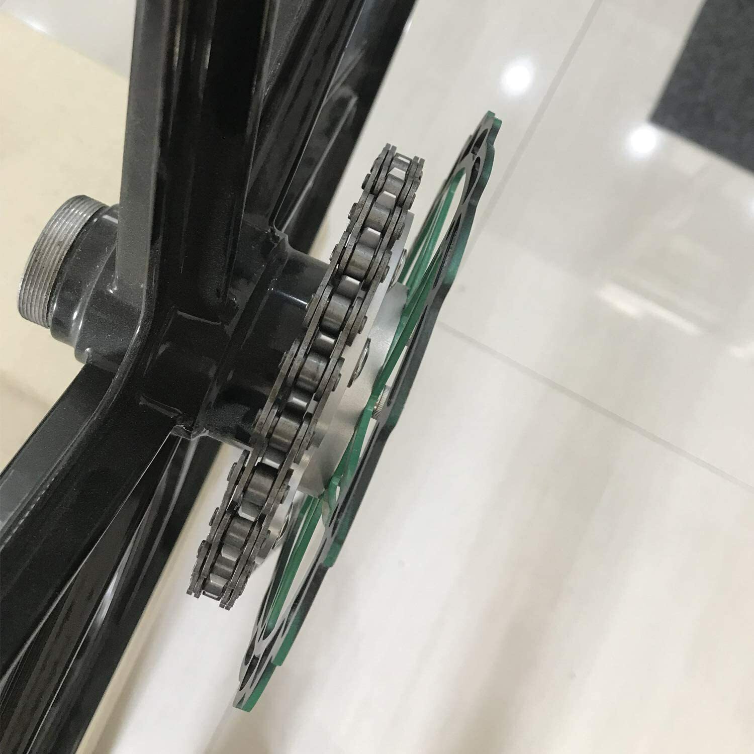 CDHPOWER Aluminum Disc Brake Rotor Adapter & 36T Sprocket- Gas Motorized Bicycle